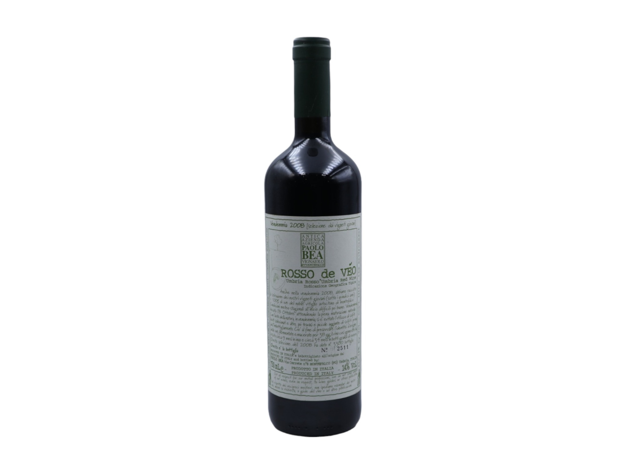 Rosso Umbria Igt De Veo 2015 Antica Azienda Agricola Paolo Bea